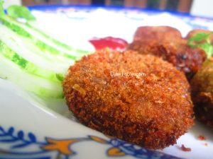 Vazhakoombu Cutlet Recipe - Yummy Cutlet