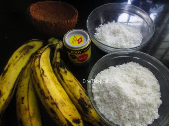 Roasted Banana Puttu Recipe / Delicious Puttu 