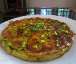 Spanish Omelette Recipe / Crunchy Omelette