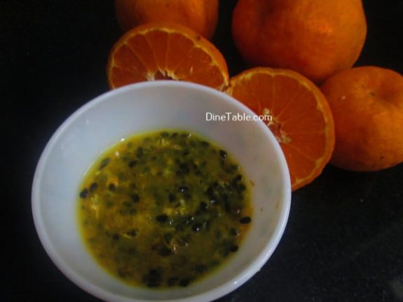 Passion Fruit Orange Juice Recipe / Nutritious Juice