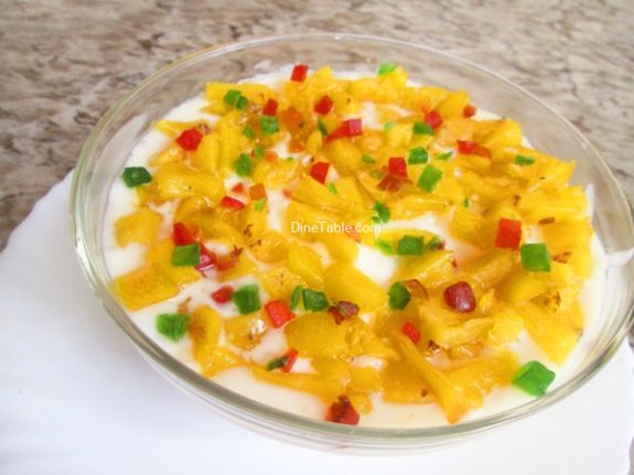 Milkmaid Pineapple Pudding Recipe / Easy Pudding