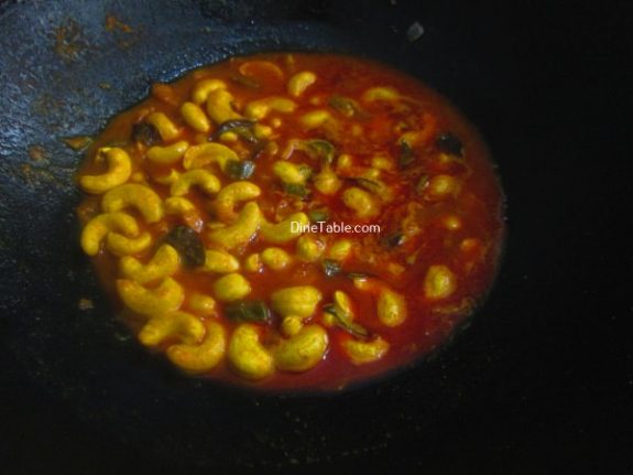 Cashew Nut Curry Recipe / Homemade Curry