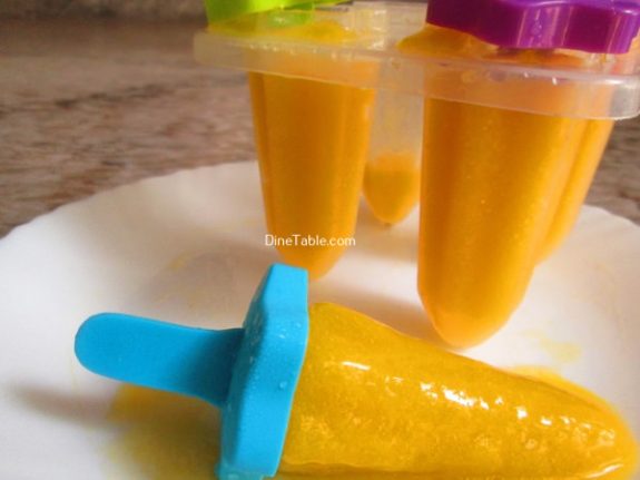 Mango Popsicles Recipe / Tasty Popsicles