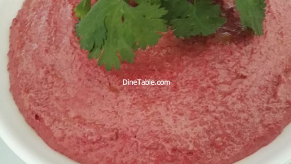 Quick, Easy Beetroot Muttabel Recipe - Beet Healthy & Tasty Moutabel Recipe - Arabic Dip