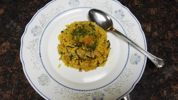 Palak Biriyani Recipe - Single Pot Biriyani - Healthy Veg Biryani Recipe