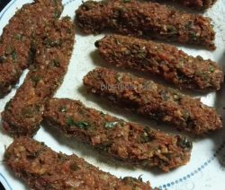 Vegetarian Sheek Kebab on Stove Top - Healthy Veg Sheek Kebab Recipe