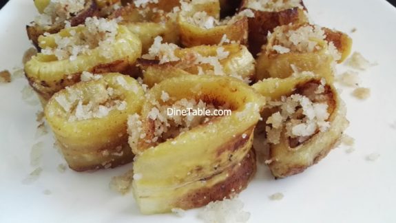Banana Coconut Sweet Roll - Healthy & Tasty Kerala Snack Recipe
