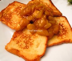 French Toast With Mango Sauce Recipe / Breakfast Snack