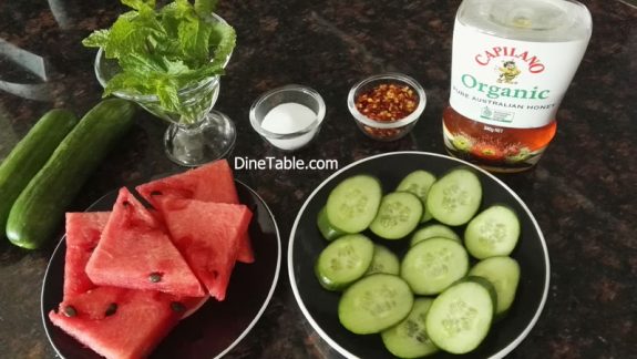 Grilled Watermelon & Cucumber Recipe - Easy Grilled Fruits & Veggies Recipe