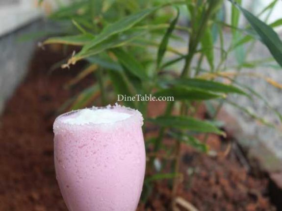 Strawberry Crush Milk Shake Recipe - Delicious Drink 