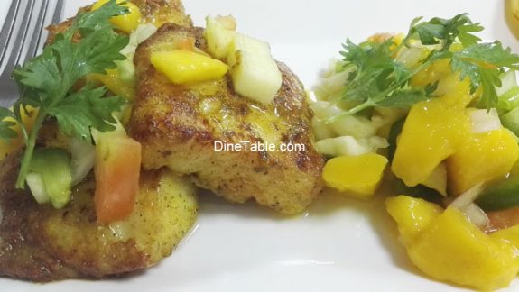 Grilled Fish with Mango Salsa Recipe - Healthy Mexican Recipe