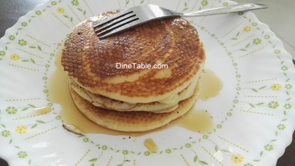 Pancake with Maple Syrup - Easy Breakfast Recipe