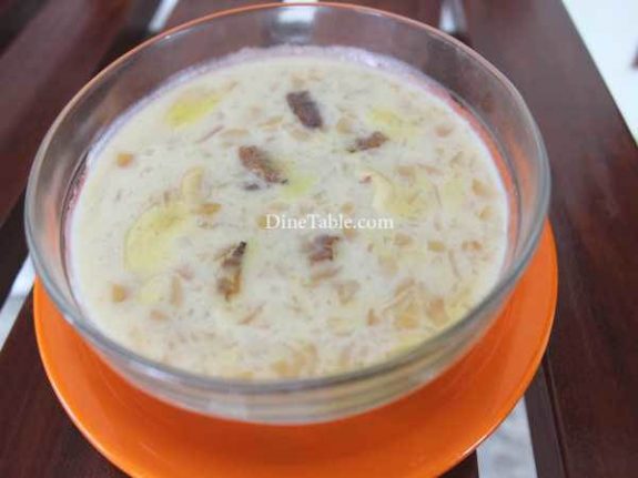 Eastern Palada Payasam Recipe - Kerala Payasam