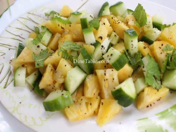 Pineapple Cucumber Lime Salad Recipe