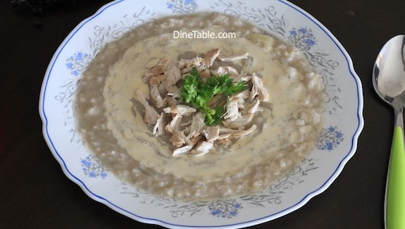 Rice chicken soup with Tahini Recipe - Healhty Soup Recipe - complete meal