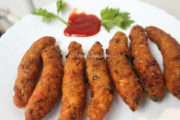 Chicken and Vegetable Fingers - Homemade Snack 