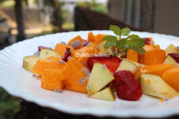 Papaya Apple Strawberry Salad Recipe