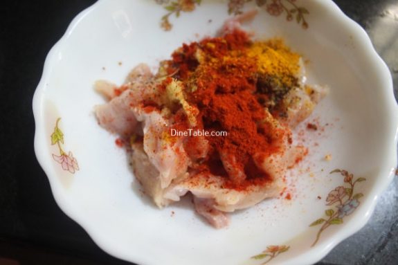 Spicy Chicken Strips Recipe - Indian Dish