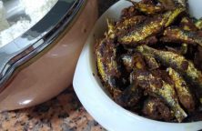 Spicy Mathi Fry / Sardine Fry - Kerala Style Fish Fry