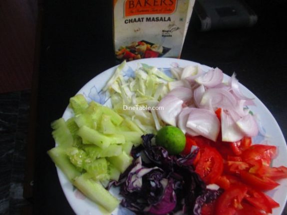Cucumber, White and Purple Cabbage Salad Recipe - Easy Salad