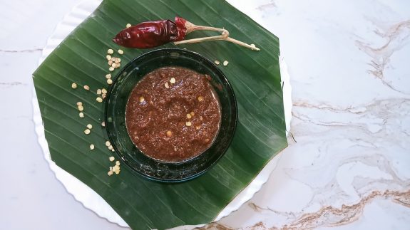 Dry Red Chili Chammanthi - Vattalmulaku Chammanthi